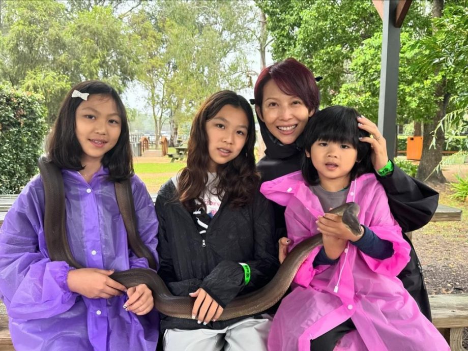 张晋翻PO老婆跳舞影片　蔡少芬被笑：跳到像避子弹&中枪