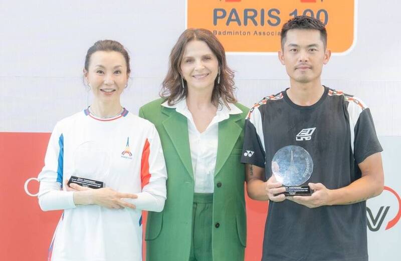 张曼玉偕林丹梦幻搭档双打 大展羽毛球实力