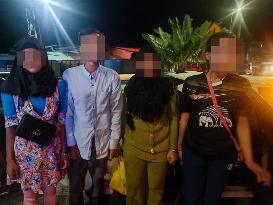 拒查闯路障飞驰70公里 警枪击车胎捕4偷渡客