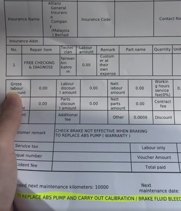 新车才买2个月煞车器失灵!车主哭骂:差点没命