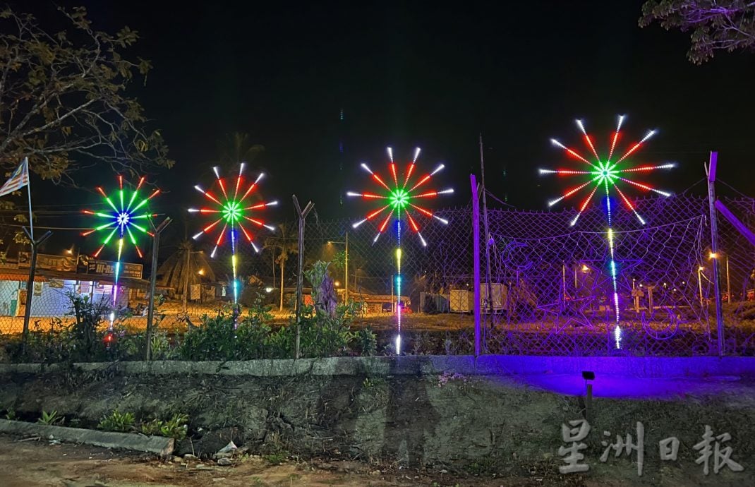 梅花树在垦殖区绽放种族交融美好Maaf Zahir Batin #MZB365