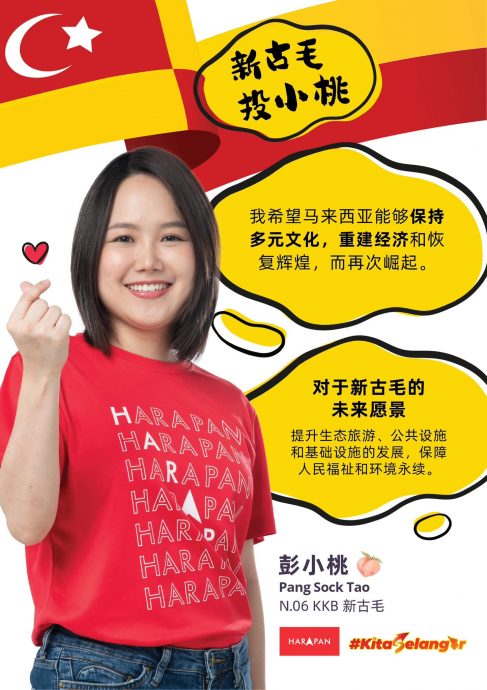 杨美盈发帖支持彭小桃出阵“给90后政坛小妹一个机会!”