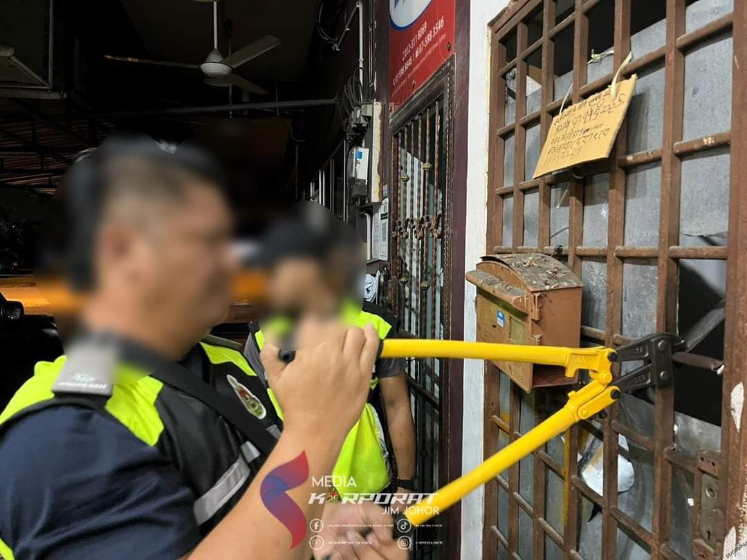 柔: 2地区展开“联合行动” 柔移民局捕59外籍人士