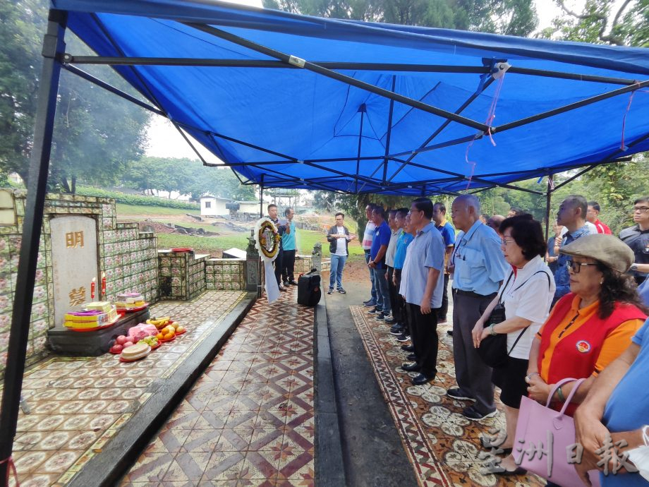 柔:教育版头条:郑振贤:明墓公祭,冀年轻人了解历史,齐心为华教献力