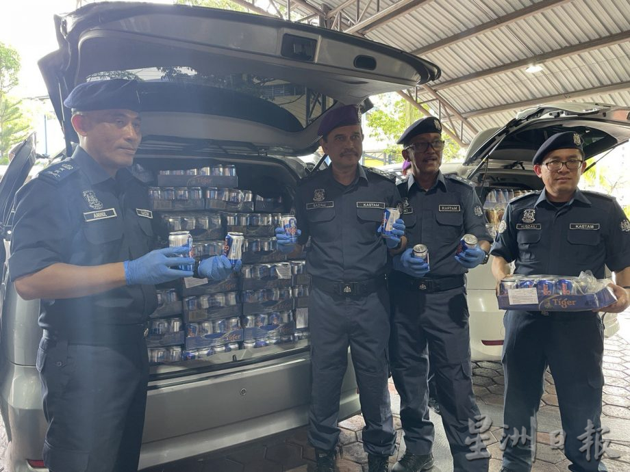 柔:新闻:休旅车载满免税酒出外,2男子落网