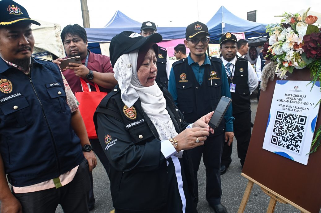 检查斋戒月市集摊位 登卫局开148罚单