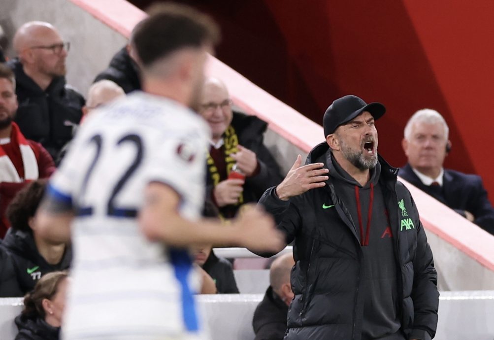 欧联杯8强首回合| “红军踢得糟糕迷失方向” 克洛普:被对手玩弄于股掌