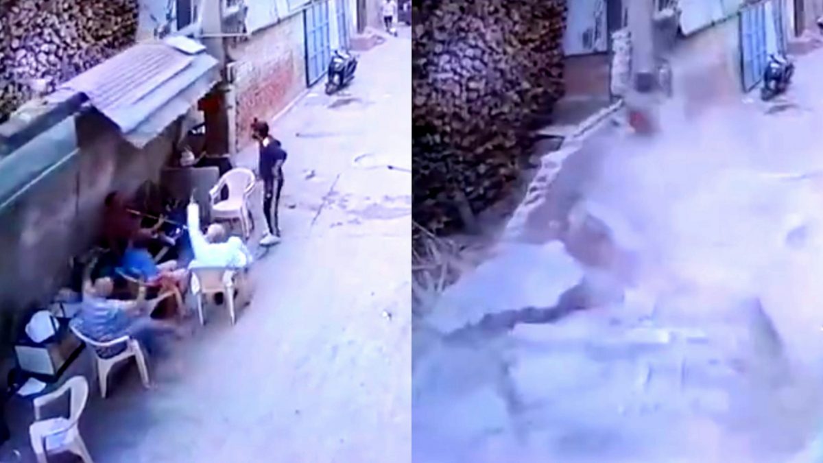 火葬场围墙倒塌5人惨死 2女童路过遭殃