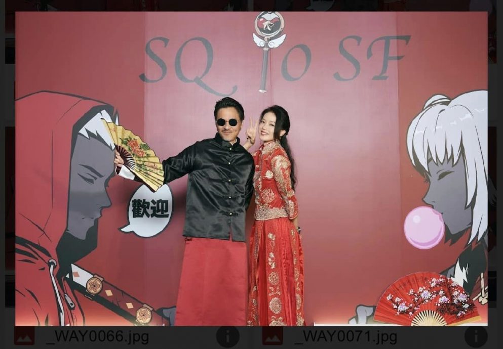 舒淇穿裙褂庆结婚周年 激吻冯德伦甜喊:Love U