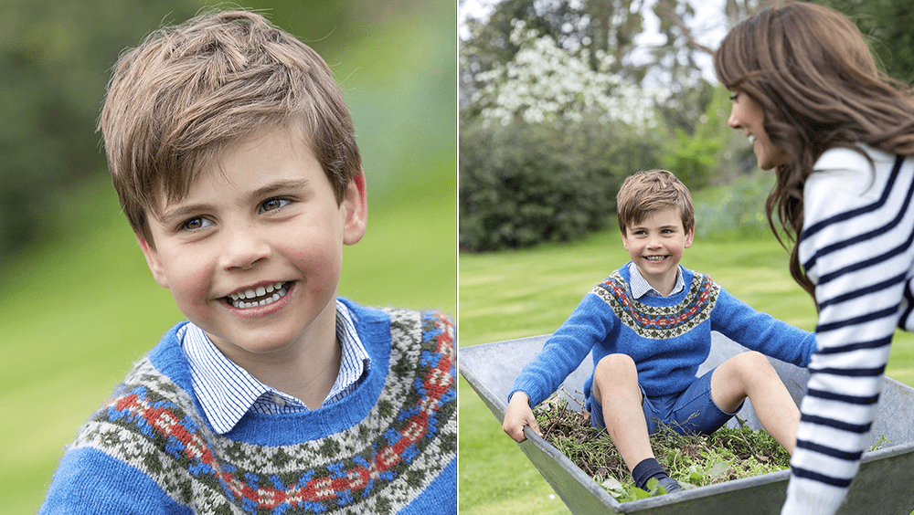 英国路易王子6岁了！ 肯辛顿宫发布凯特操刀生日照 消息人士：没有修图