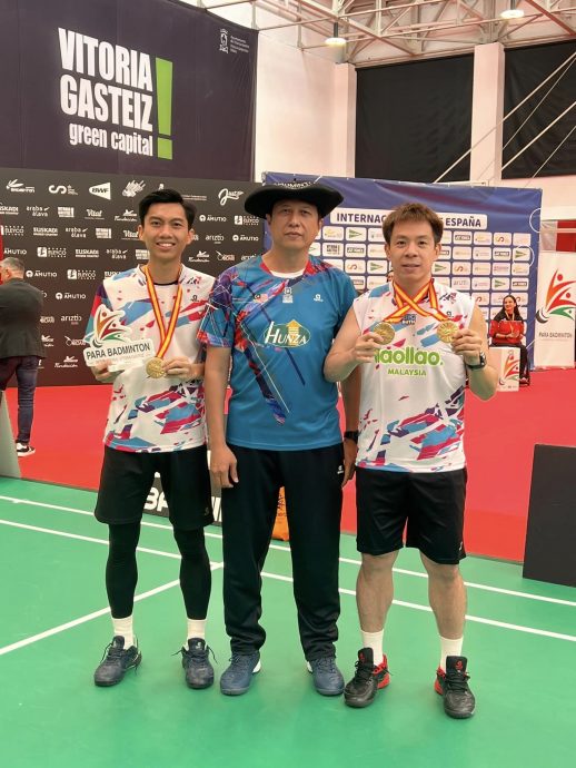 西班牙残障羽球国际赛II|男单男双皆封王  谢儮好双喜临门