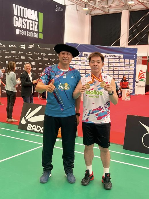 西班牙残障羽球国际赛II|男单男双皆封王  谢儮好双喜临门