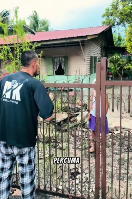 视频|马来网红帮华妇翻新旧屋 网赞:助人就是不分宗教种族