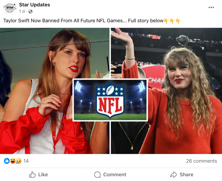 讽刺文章被当真 泰莱没被禁出席NFL赛