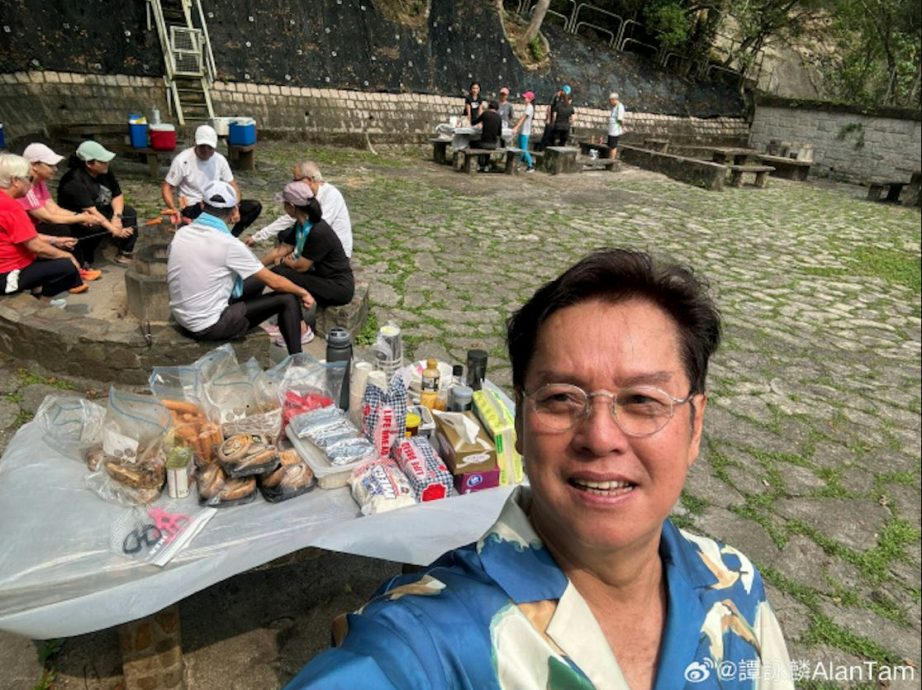 谭咏麟周润发苗侨伟运动野餐 粒粒巨星堪比颁奖礼