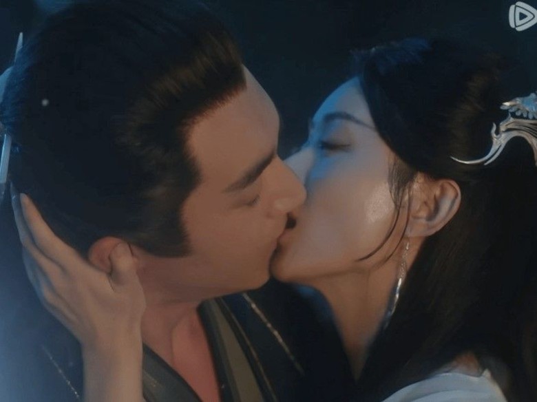 赵丽颖圆房戏激吻 林更新没张嘴被嘲“行不行啊?”