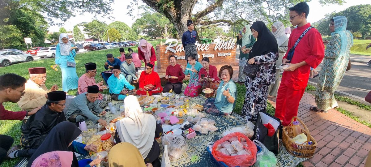 酋长办雨树步行道庆开斋节获各族踊跃参与