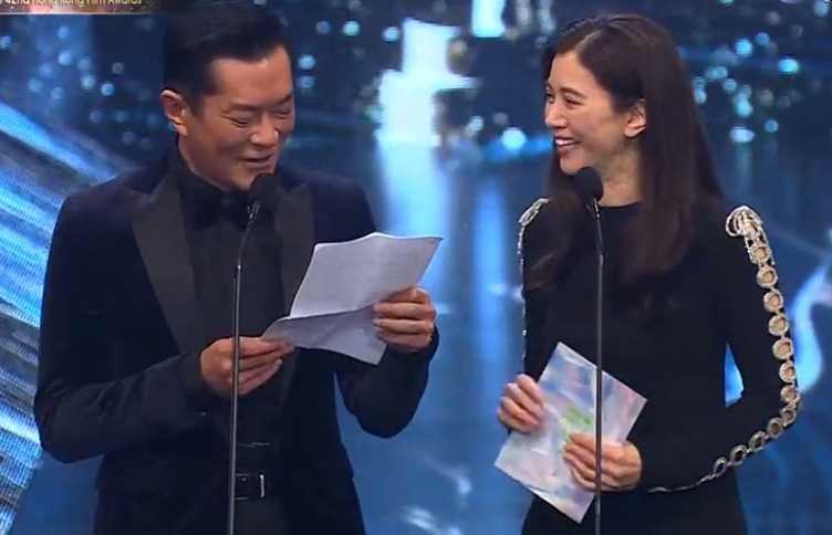 金像奖2024丨古天乐“扮”刘青云颁奖照稿读 袁咏仪亏说“变帅了”