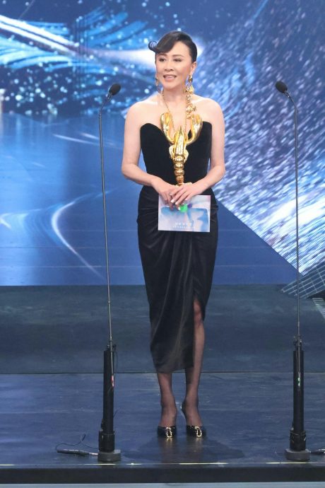 金像奖2024|刘嘉玲龙虾装 致敬《与龙共舞》叶德娴