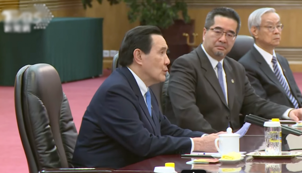 马英九在习面前说“一中各表” 台媒:台湾访客第一人