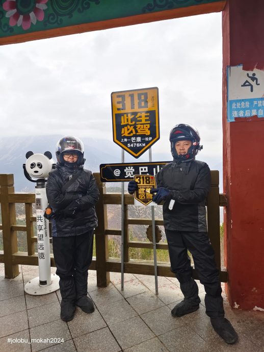 (今必下)NS日叻务/夫妻骑摩托跨13个国朝圣 途经喜马拉雅山 妻高山症发作