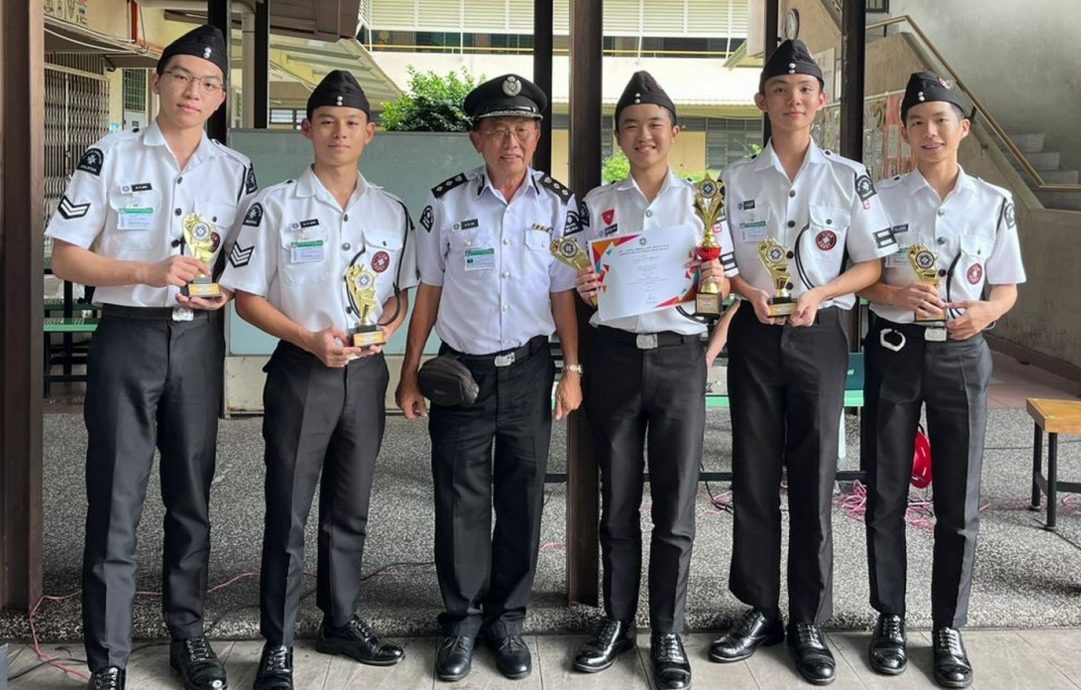 (古城主文)甲圣约翰救伤队急救与护理比赛,育民中学四队傲视群雄