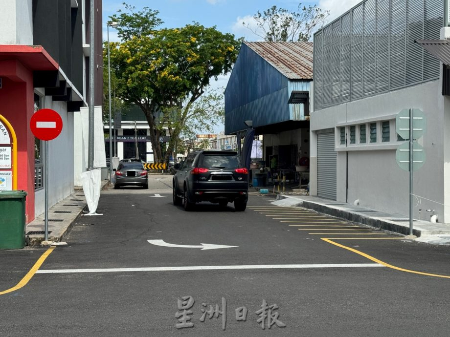 （古城第二版主文）玛琳拉末路商业区改道·驾车人士须注意