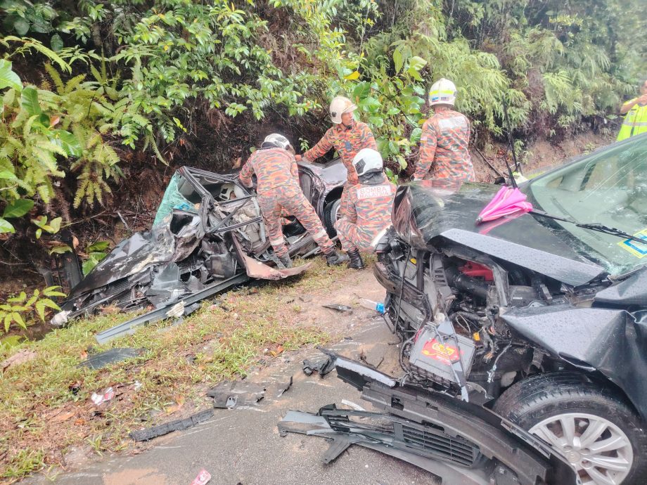 (已签发)柔:哥打丁宜迪沙鲁路一带车祸,涉2车7人伤