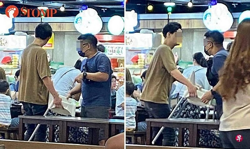 (已签发)柔:狮城二三事:两父亲食阁争婴儿椅
