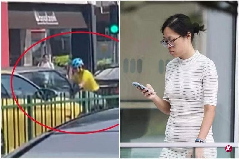 (已签发)柔:狮城二三事:趴引擎盖阻汽车离开 脚车女骑士认罪