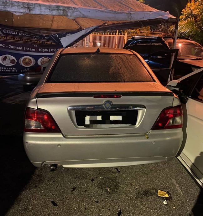  （有一图）男子驾车撞警被开枪打伤头部