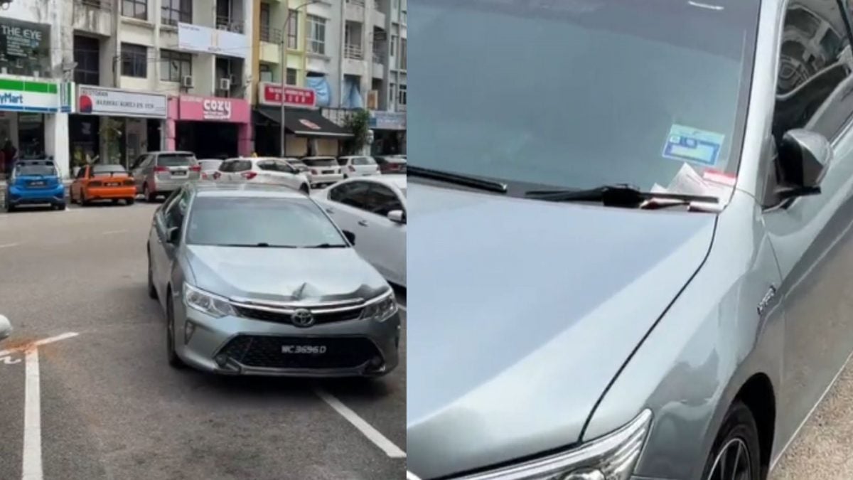 Toyota占2个停车位 网轰:2张罚单便宜他了