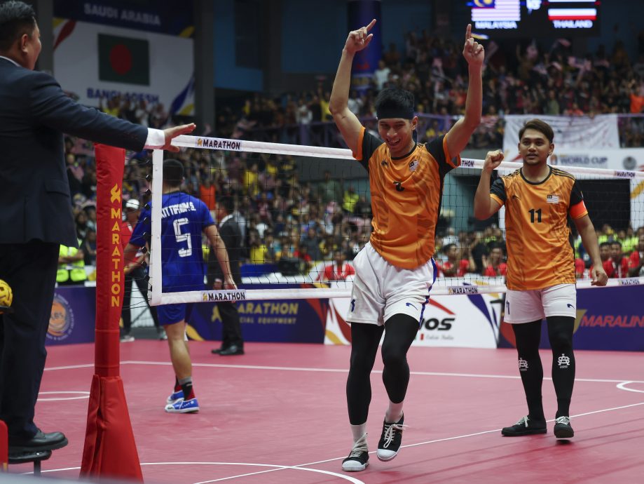 2024年世界杯藤球赛|双人和单组决赛皆挫泰国 大马首次包办双冠