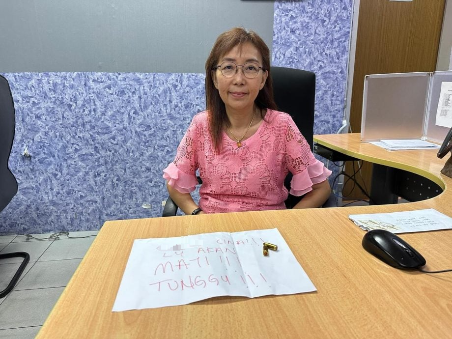 “xx华人，你会死掉，等著瞧” 郭素沁接子弹死亡恐吓信