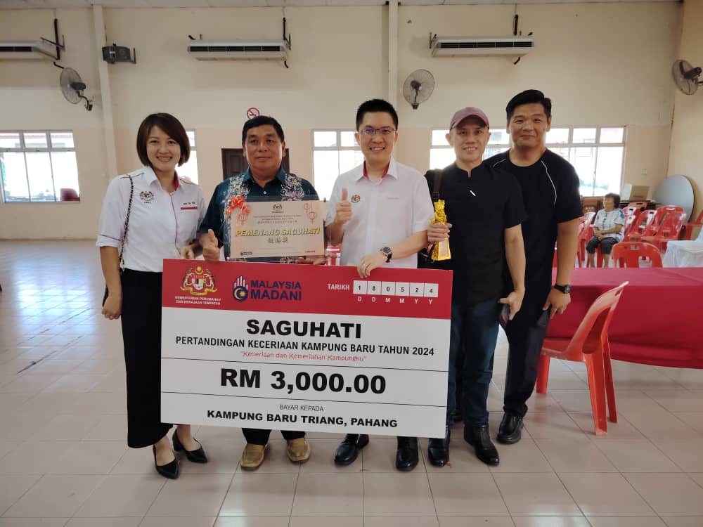 东:全国新村年景布置比赛获特优奖 直凉新村彭亨之光