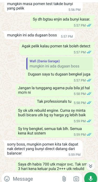 为摩托送修后故障讨说法 男子被呛“这是您的考验”