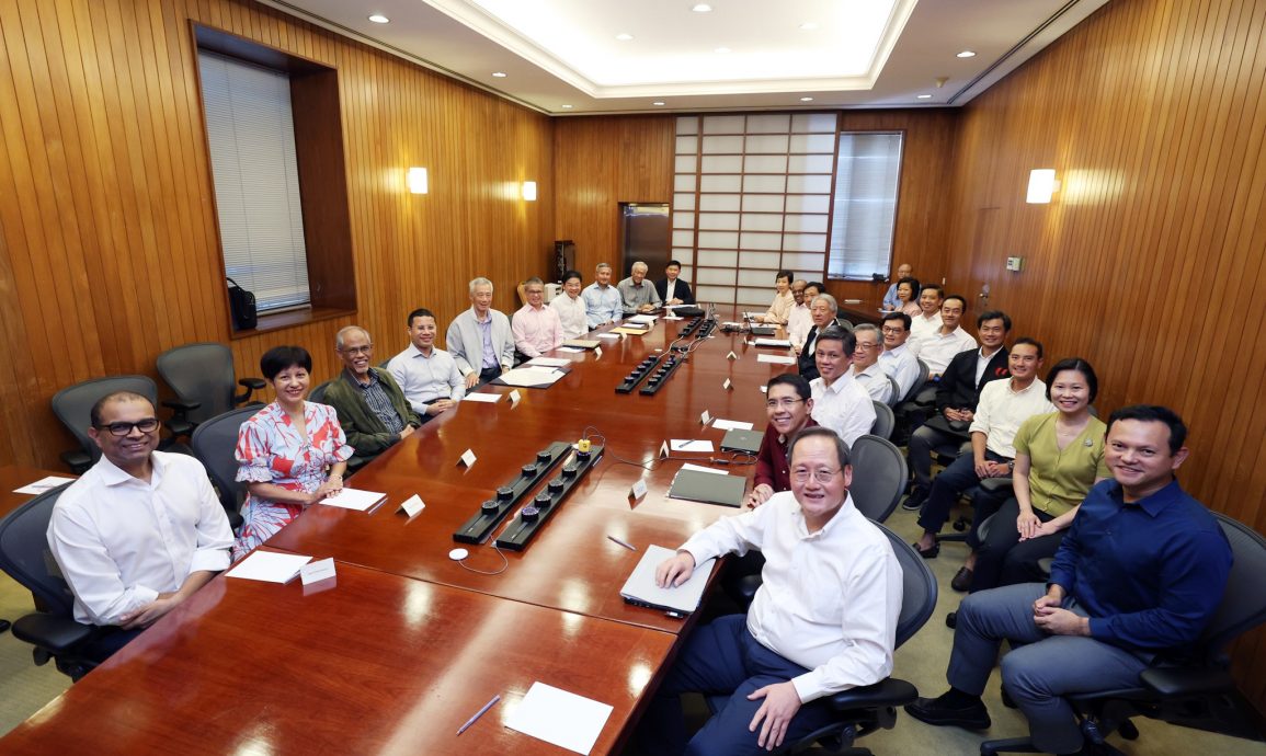 主持任内最后一次内阁会议 李显龙：感谢同僚坚定支持