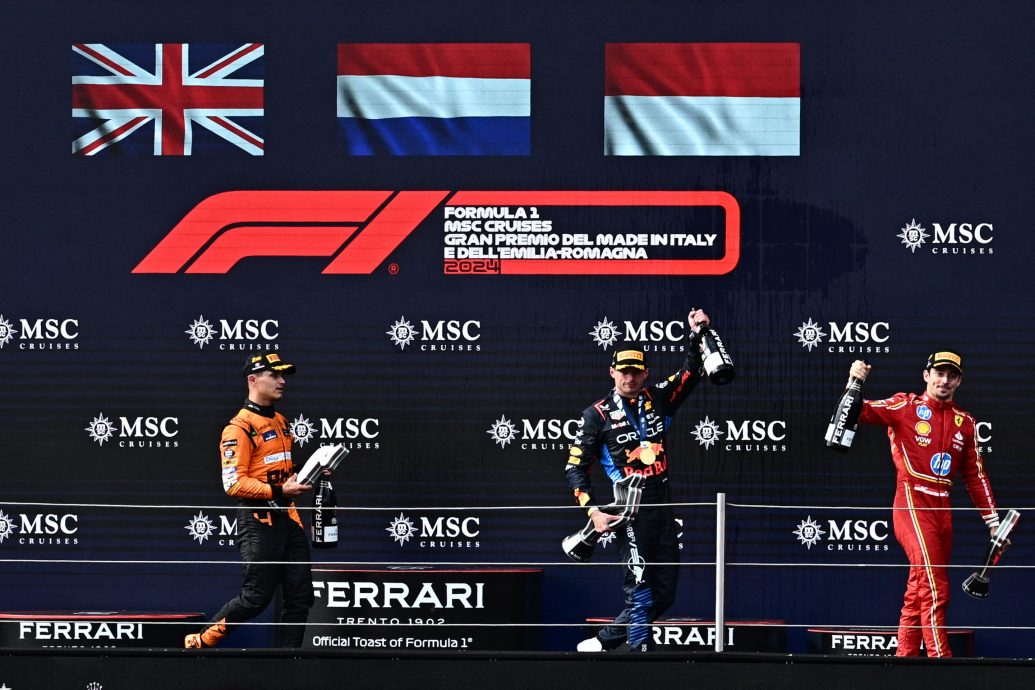 伊莫拉站F1|防住诺里斯最后关头紧追 维斯塔潘夺本季第5冠