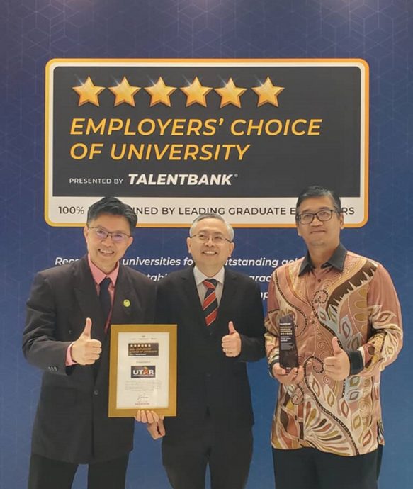 全国版:拉曼大学连续三年被评为毕业生就业能力前三名