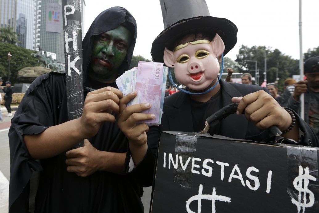 印尼五一劳工游行 批佐科威建政治王朝破坏民主