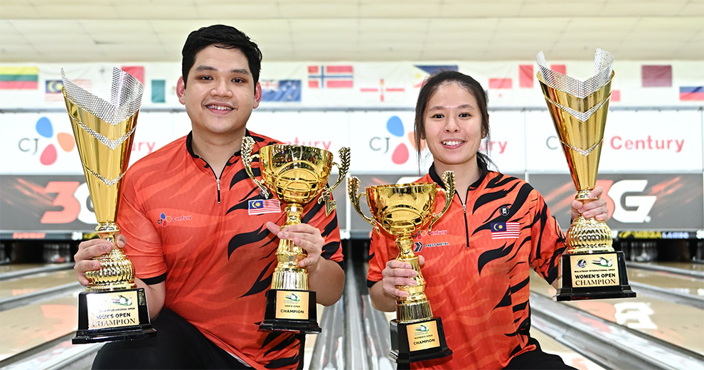 大马保龄球公开赛|男女决赛分挫沙菲克与许佳洁 哈菲兹林秀玉双双首夺冠