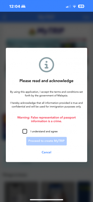 *已签发* 柔:新闻:为QR码通关做准备 教你如何申请“MyTRIP”二维码