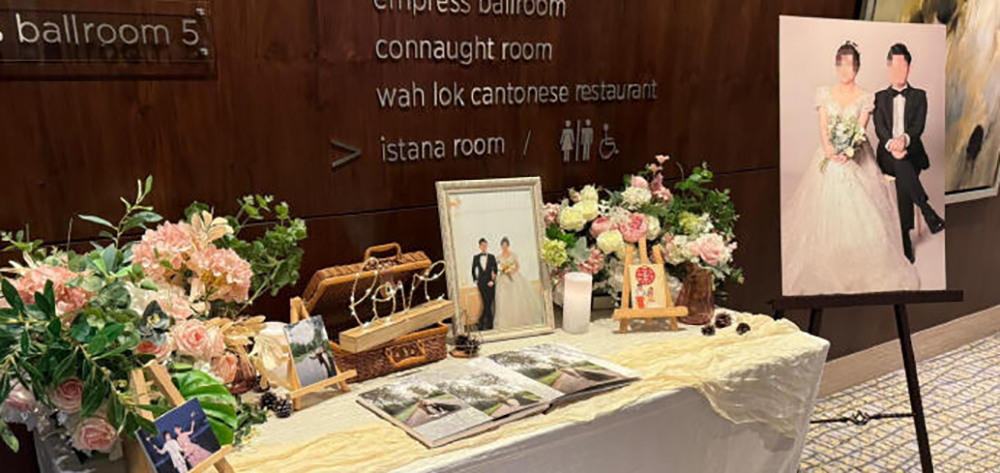 *已签发* 柔:狮城二三事:花店马虎布置婚礼 新婚夫妇委屈报警