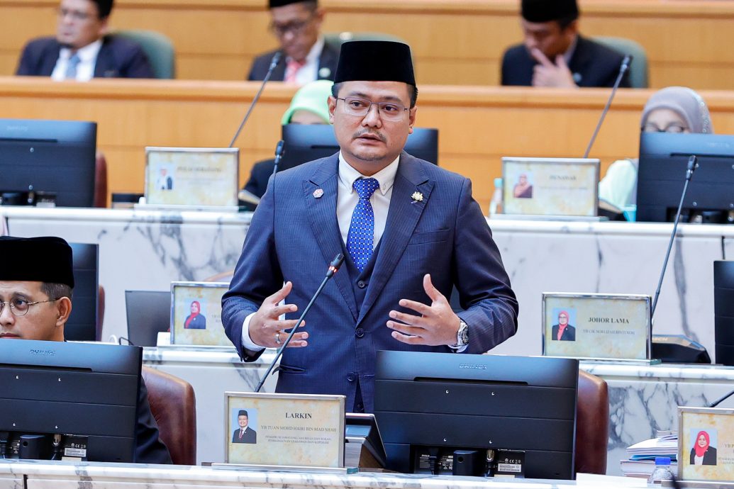 *已签发*柔：州议会文二：莫哈末海利：维护州内体育设施