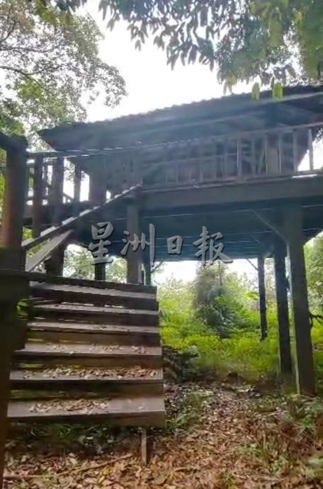 *已签发*柔：民生特工队：峇龙华山庄休闲森林设施年久失修，登山客步步惊心