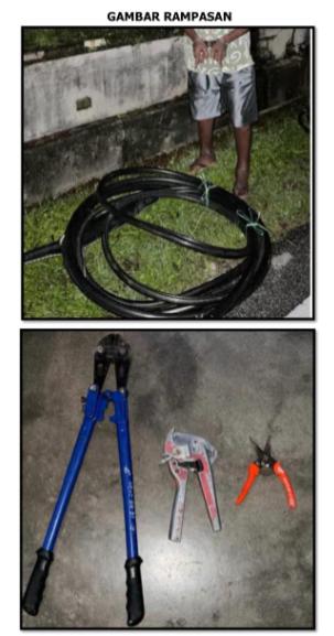 *已签发*:柔:新邦令金警方展开突击行动 涉嫌偷窃电缆嫌犯落网