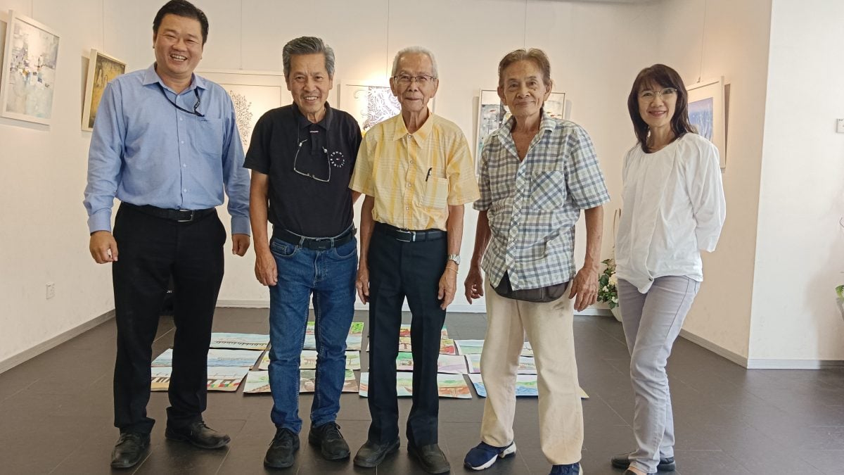 早报头(大都会)雪州华校师生户外写生比赛