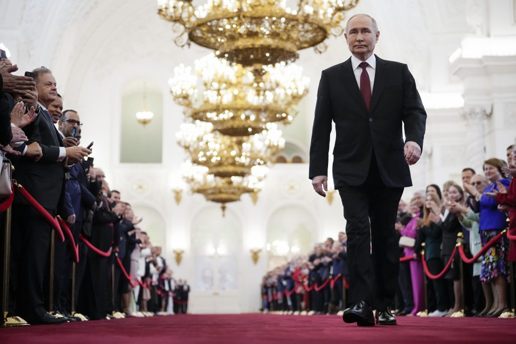 普汀宣誓展开第5个俄罗斯总统任期 执政至2030年