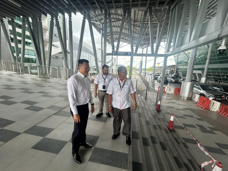 杨顺兴:正加强附加安全措施 槟机场天桥下月启用