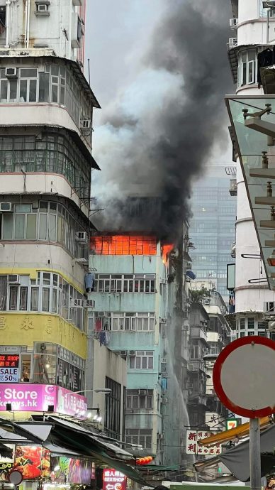 港庙街唐楼起火传爆炸声 警列纵火案调查
